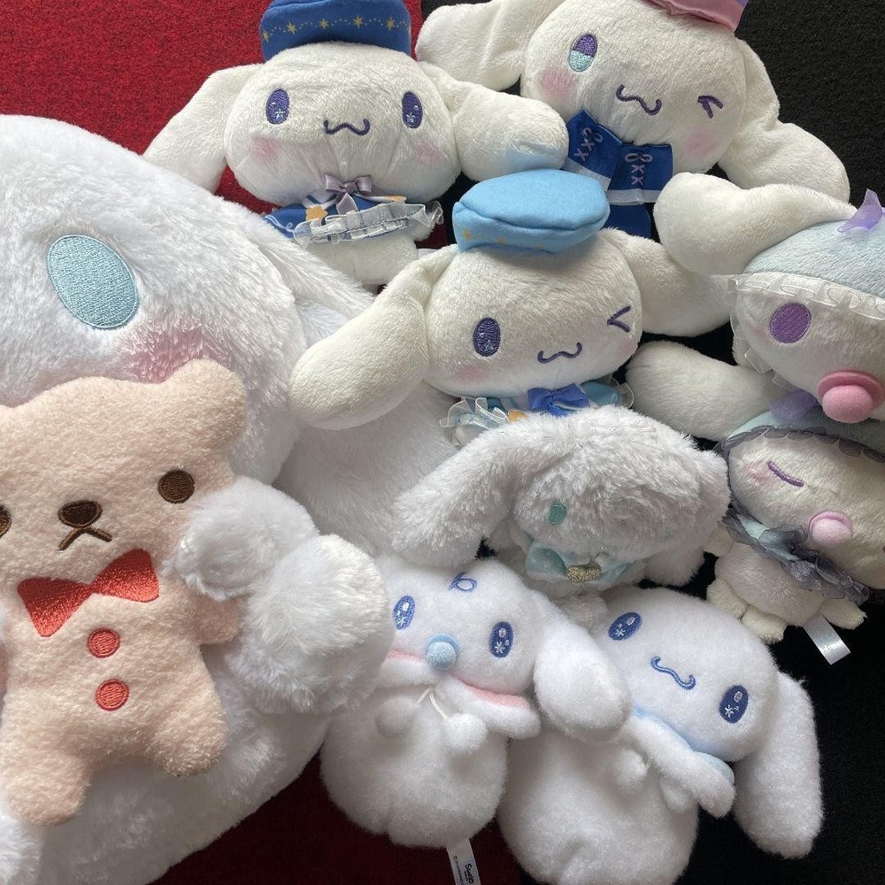 Sanrio Cinnamon Plush Toy Lot of 9 Cinnamoroll Magical Star Lolita Jiangshi