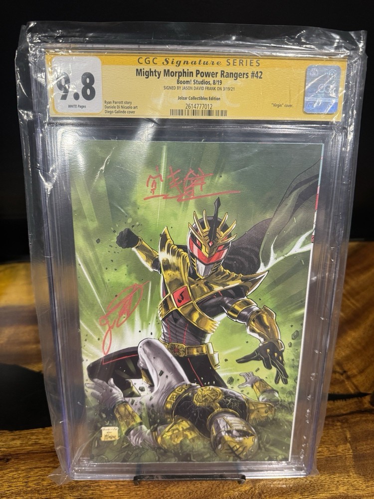 Mighty Morphin Power Rangers #42 Signed By Jason David Frank CGC 9.8