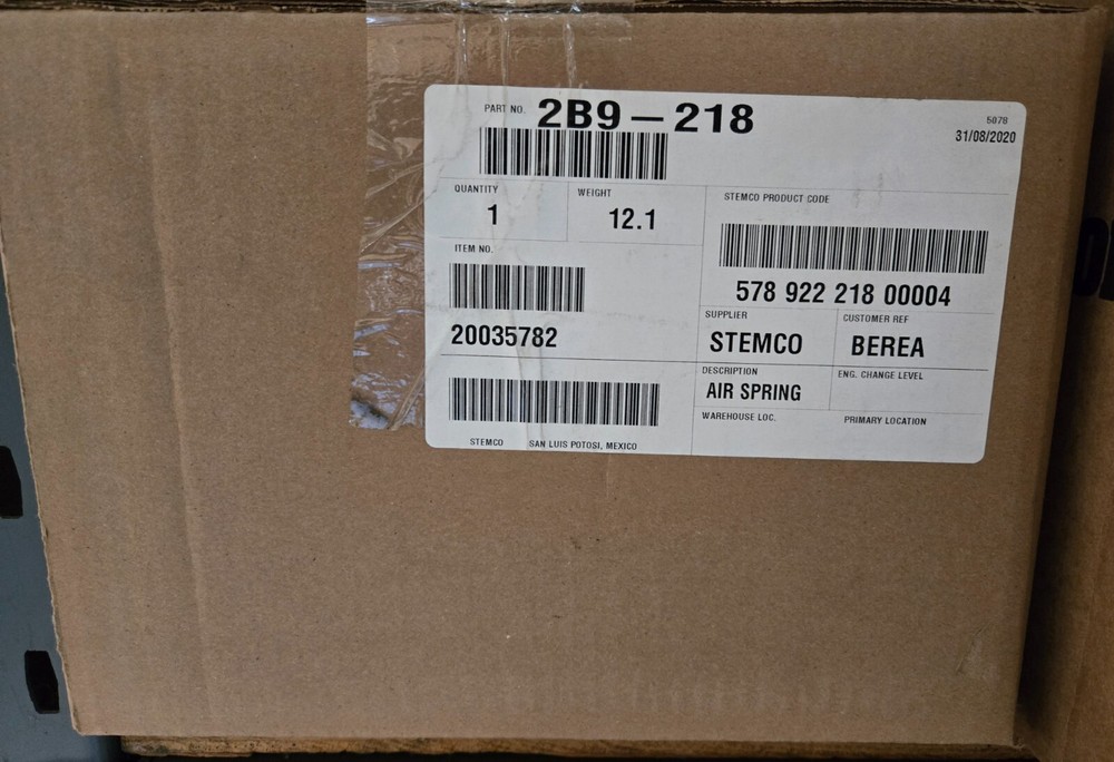GENUINE NEW OEM GOOD YEAR AIR SPRING ASSEMBLY GBH2B9218 / 2B9-218-image