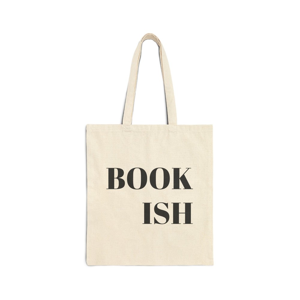 Bookish Cotton Canvas Tote Bag - Reading Gift Literary Accessory Book Lover Must-Have