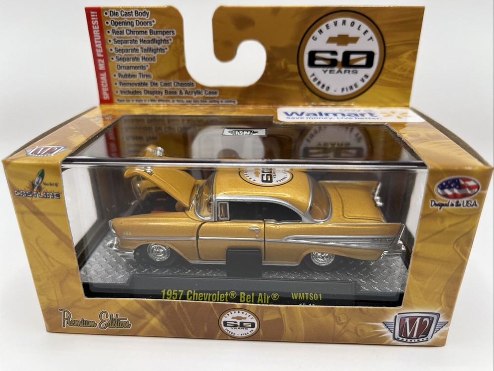 M2 Machines Premium Edition 60 Years 1957 Chevrolet Bel Air 1:64 Diecast