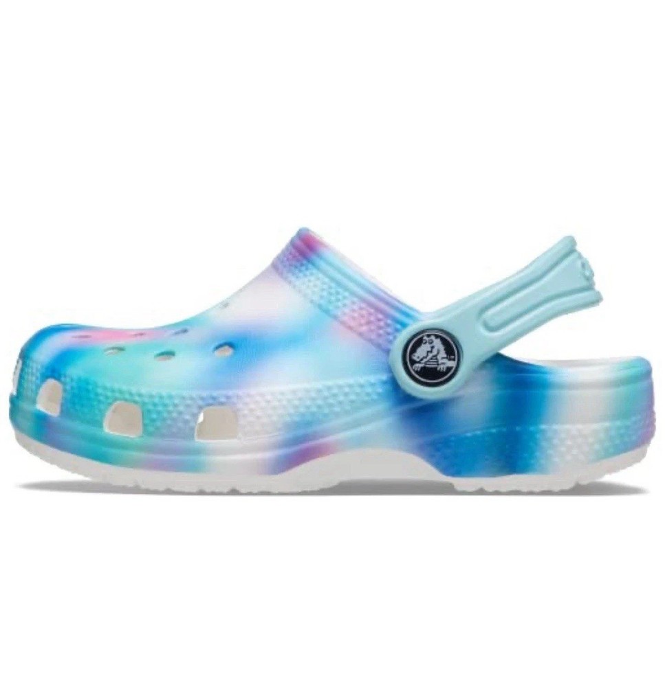 Crocs Classic Tie-Dye Graphic Clogs  Shoe Slippers Men 10Women 12 Sandals
