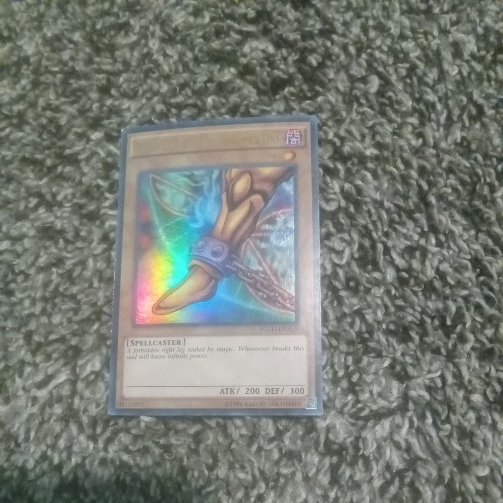 Right Leg of the Forbidden One LOB-120 1st Edition Legend of Blue Eyes White Dragon