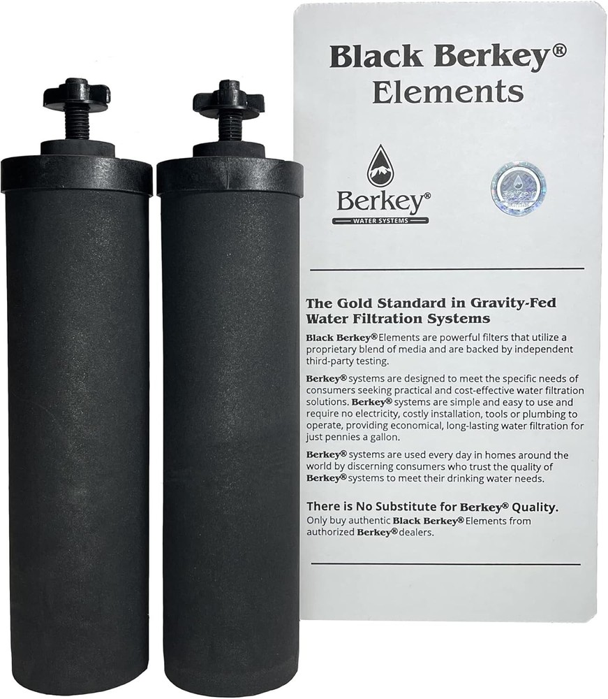 Berkey Black BB9-2 Filters Replacement Water Purification Elements Free SHip