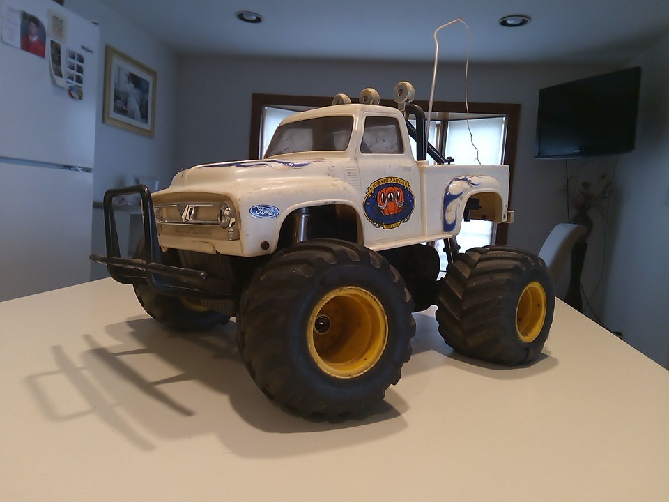 1987 Tamiya Midnight Pumpkin RC Truck Kit 58070 Vintage Off-Road Model