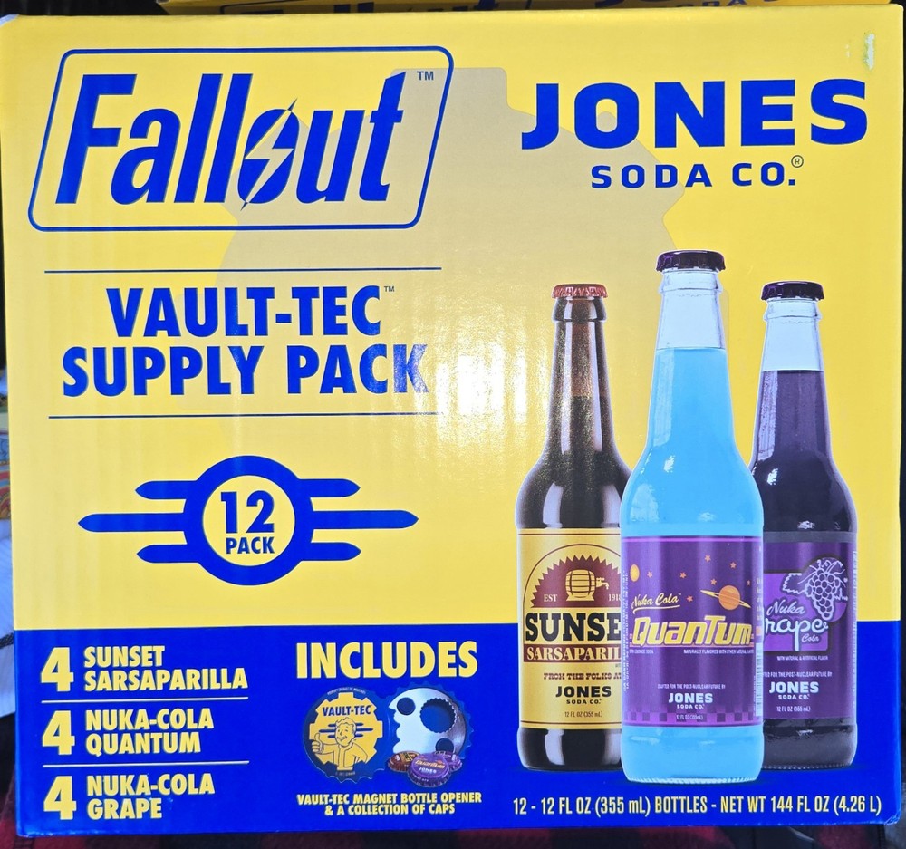 Fallout x Jones Soda Co - Vault-Tec Supply Pack Costco Exclusive 12 Pack
