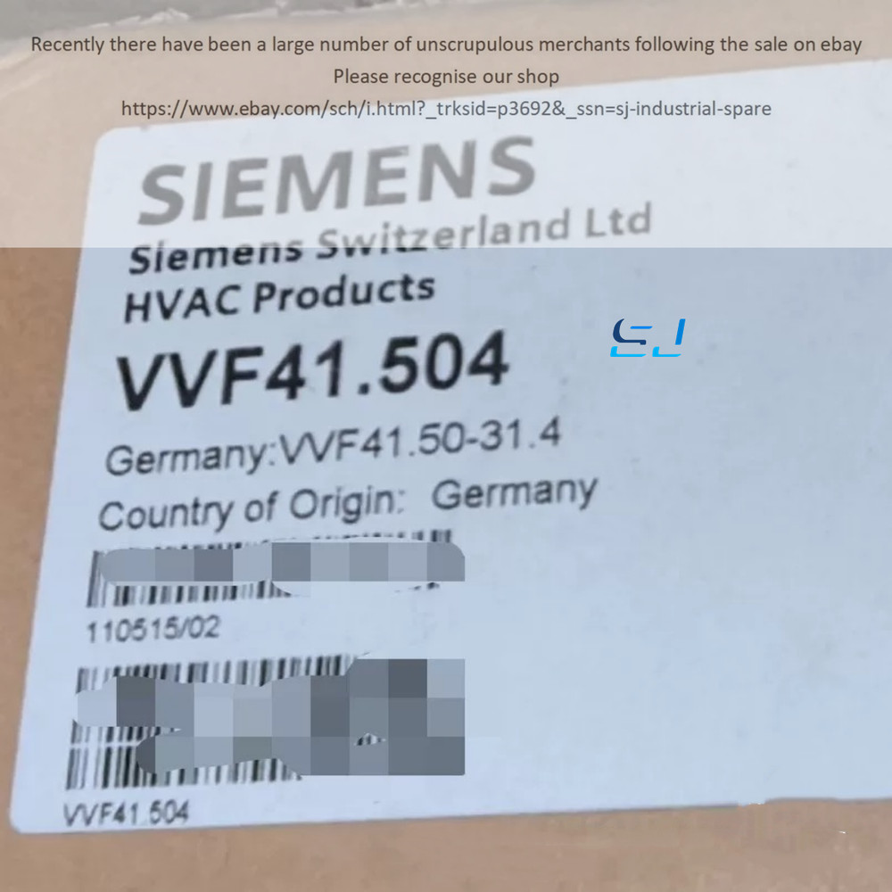 Brand new Siemens VVF41.504 Actuator VVF41.504