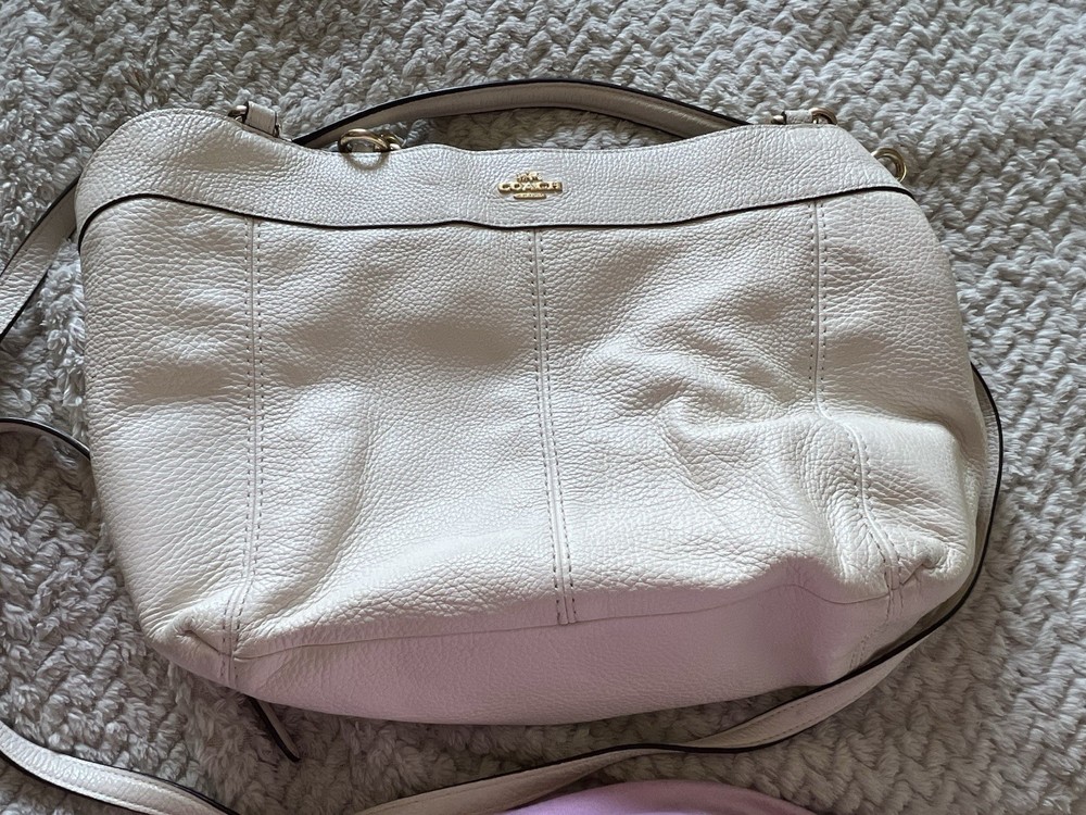 Coach Womens Leather Handbag Purse Stylish & Durable