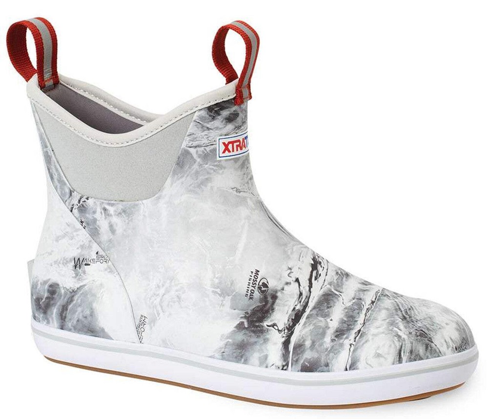 Men's Xtratuf Ankle Deck Boot Size 9 White Waterproof Slip-Resistant