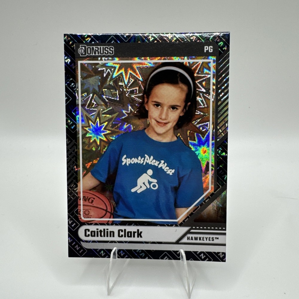 2024 Panini Caitlin Clark Collection Donruss Exclusive Fireworks Foil-#18 Fever