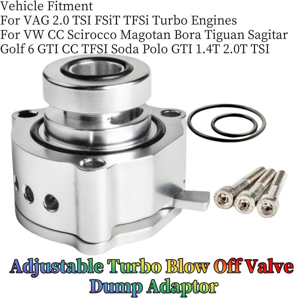 Adjustable Blow Off Valve Dump Adaptor For VAG 2.0 TSI FSiT TFSi Turbo Engines