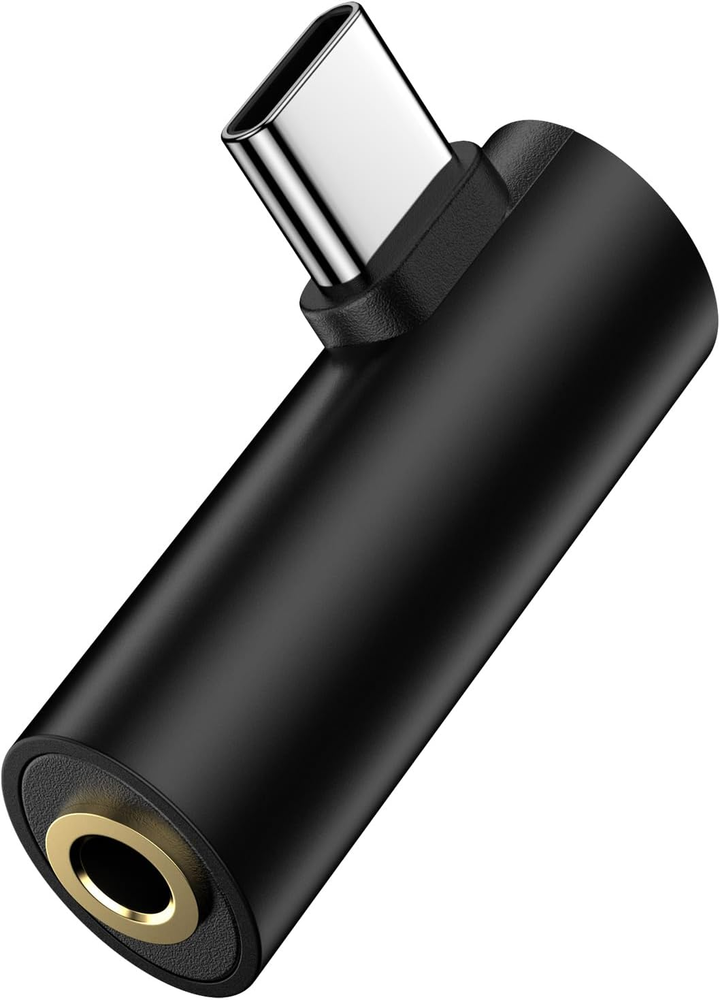 USB C to 3.5mm Headphone Jack Adapter for Samsung Galaxy A16 A35 S25 Ultra Fast Audio Dongle