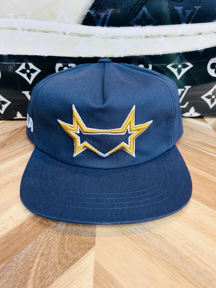 Rare oMA Design Houston Astros Double Logo Trucker Hat SnapBack Sold Out