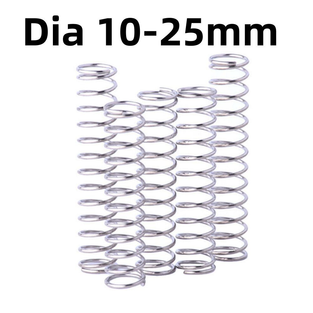 10-200mm Stainless Steel Compression Springs 1.5mm Wire Dia 10-25mm Length