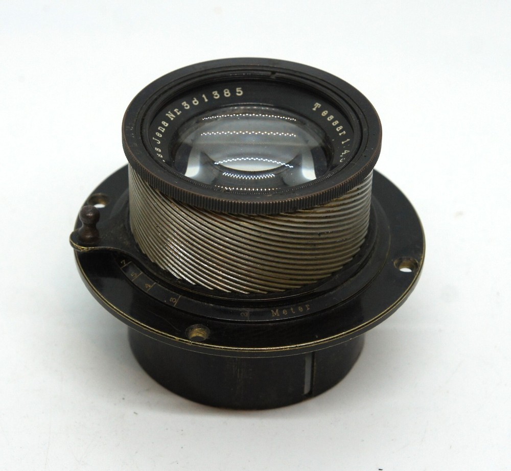 Vintage Carl Zeiss Tessar 4.5/16.5cm Large Format Lens with 16 Blades for 5x7 Cameras