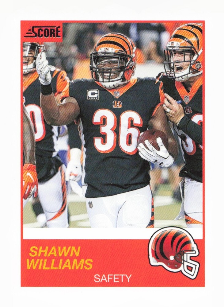 2019 Score Shawn Williams Cincinnati Bengals #100