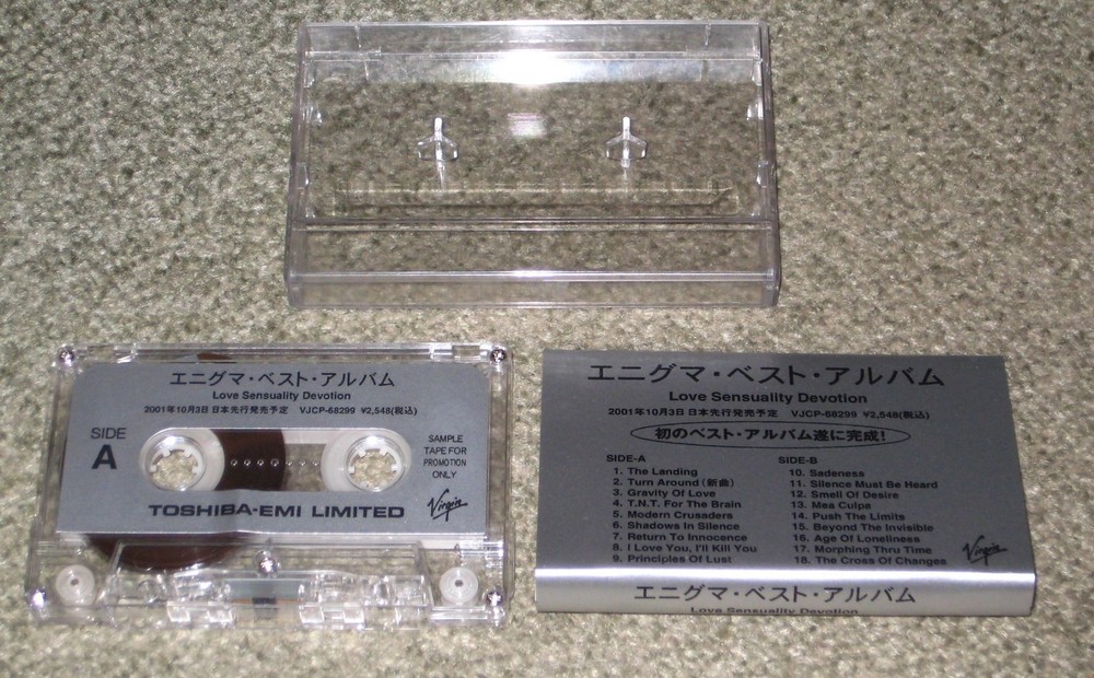 ENIGMA Japan PROMO ONLY CASSETTE TAPE official MICHAEL CRETU more in stock!