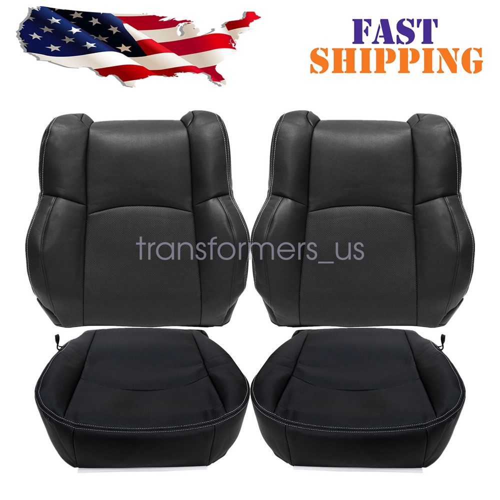 2009-2012 Fits Dodge Ram 1500 2500 Laramie Perf Leather Seat Cover Cover Black