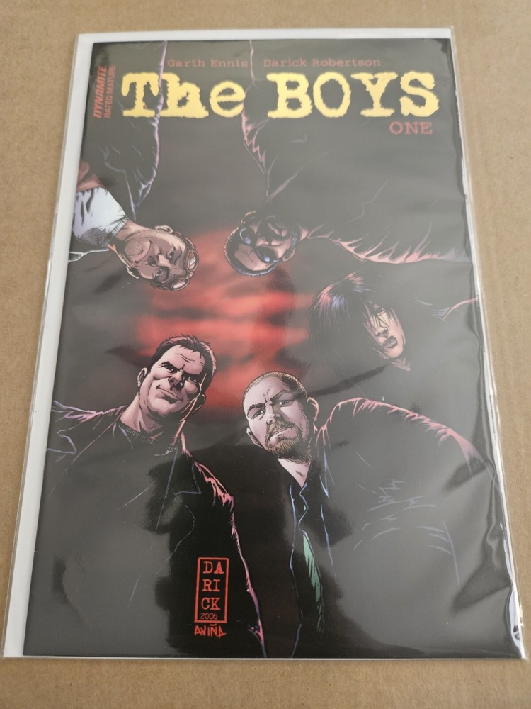 The Boys #1 Gold Foil Variant NM  2022 Dynamite Edition 🔑  1st App Garth Ennis
