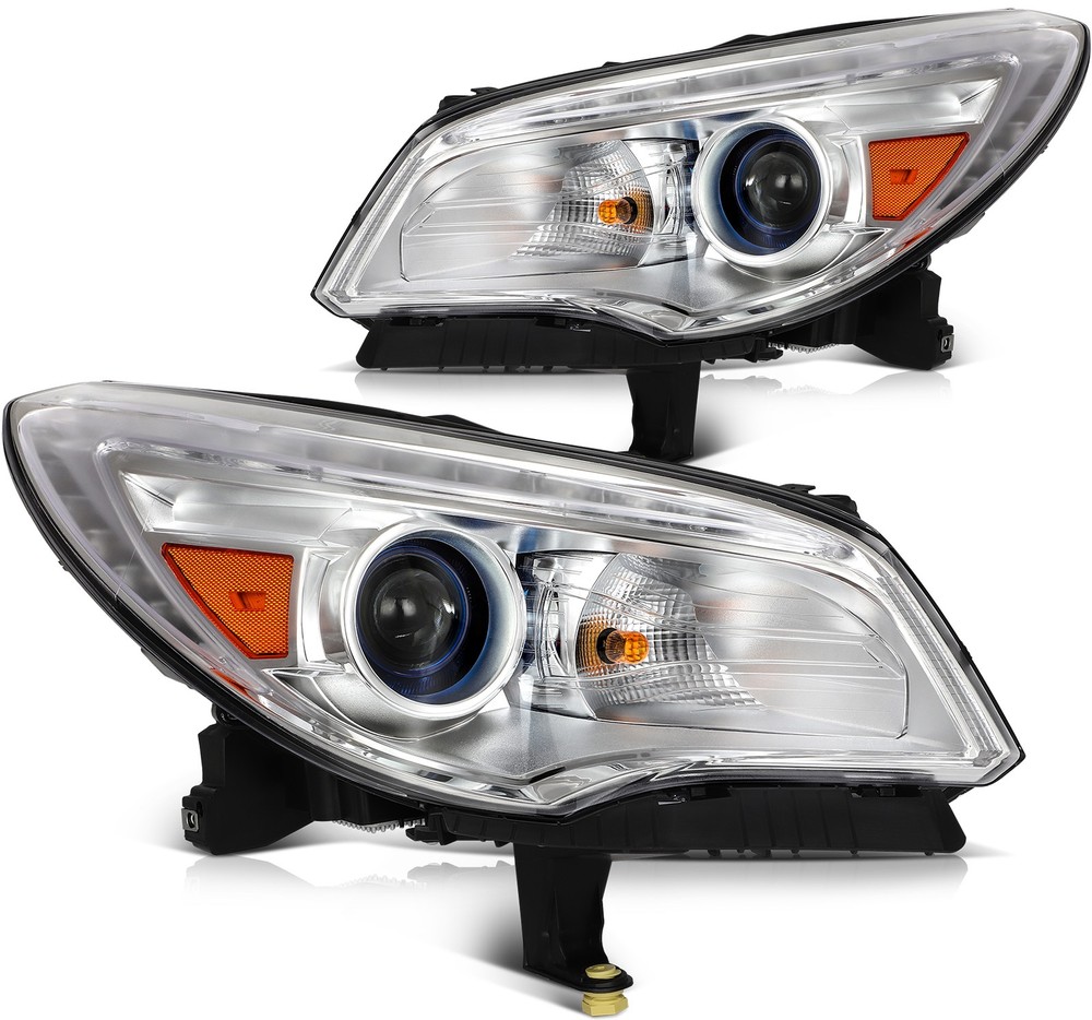 Pair Headlights Assembly w/LED DRL HID/Xenon For Buick Enclave 3.6L 2013-2017