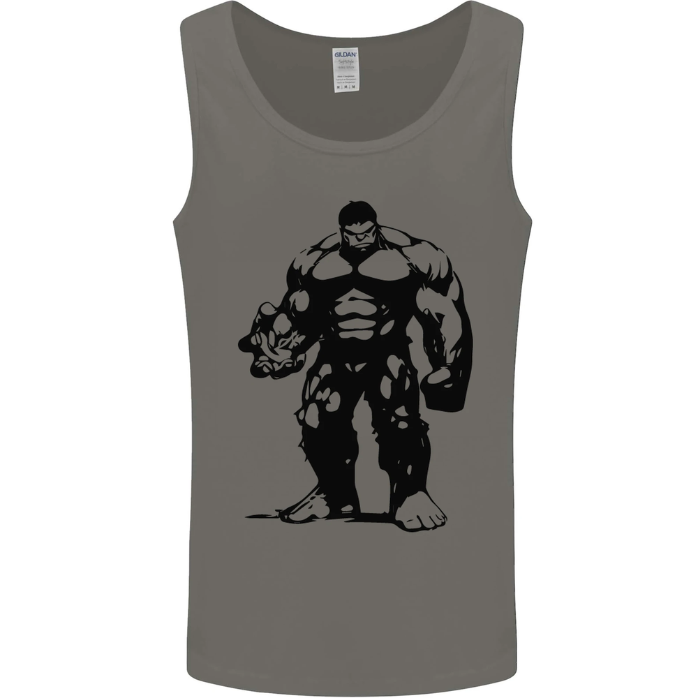Muscle Man Gym Training Top Bodybuilding Mens Vest Tank Top