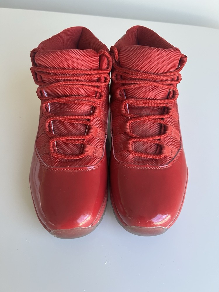 Jordan Air Jordan 11 Retro Win Like '96 Red High-Top Patent Leather Sneakers