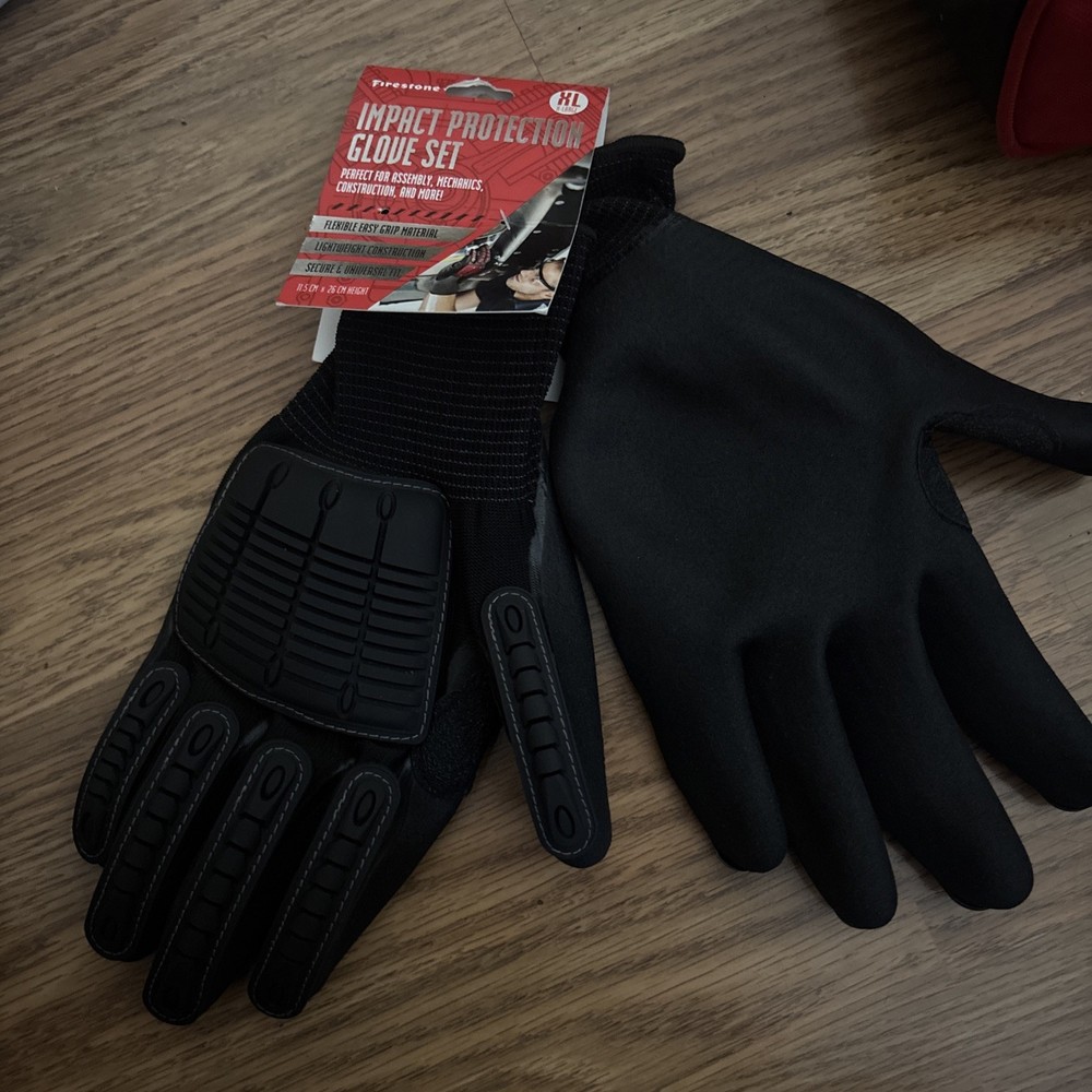 Firestone Impact Protection X-Large Mechanics Gloves for Auto Work