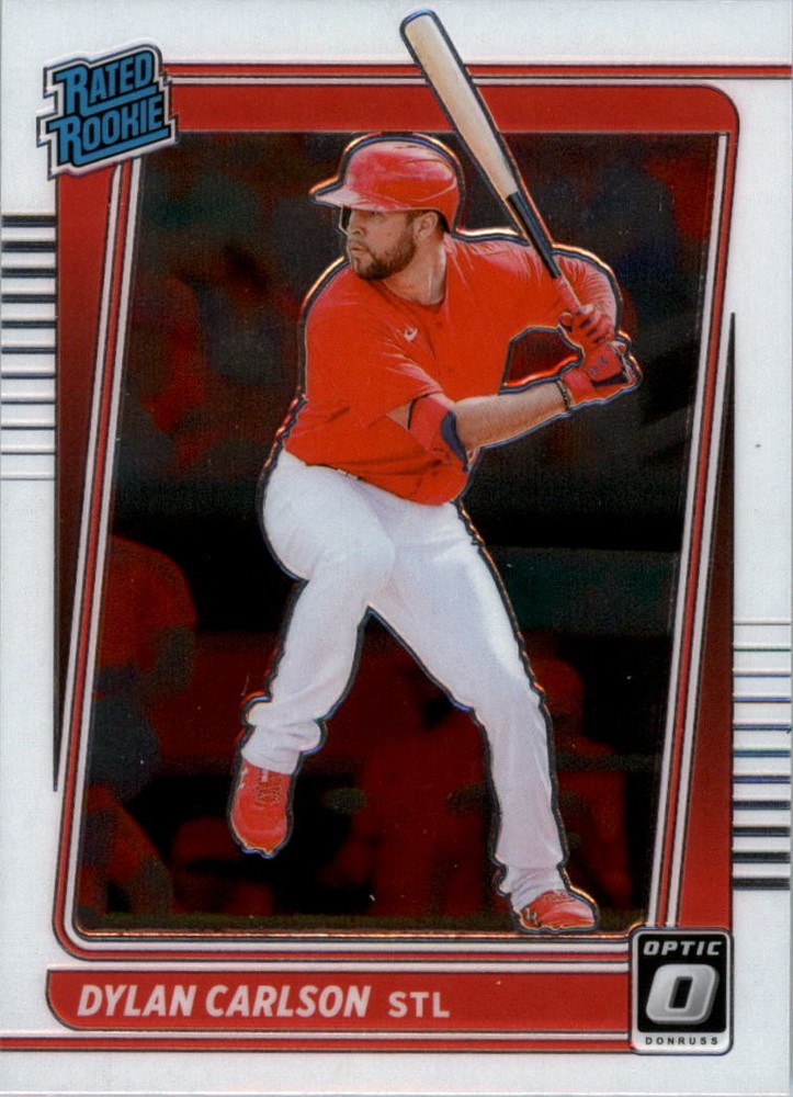 2021 Donruss Optic Dylan Carlson RR Rookie Card #37 MLB Baseball