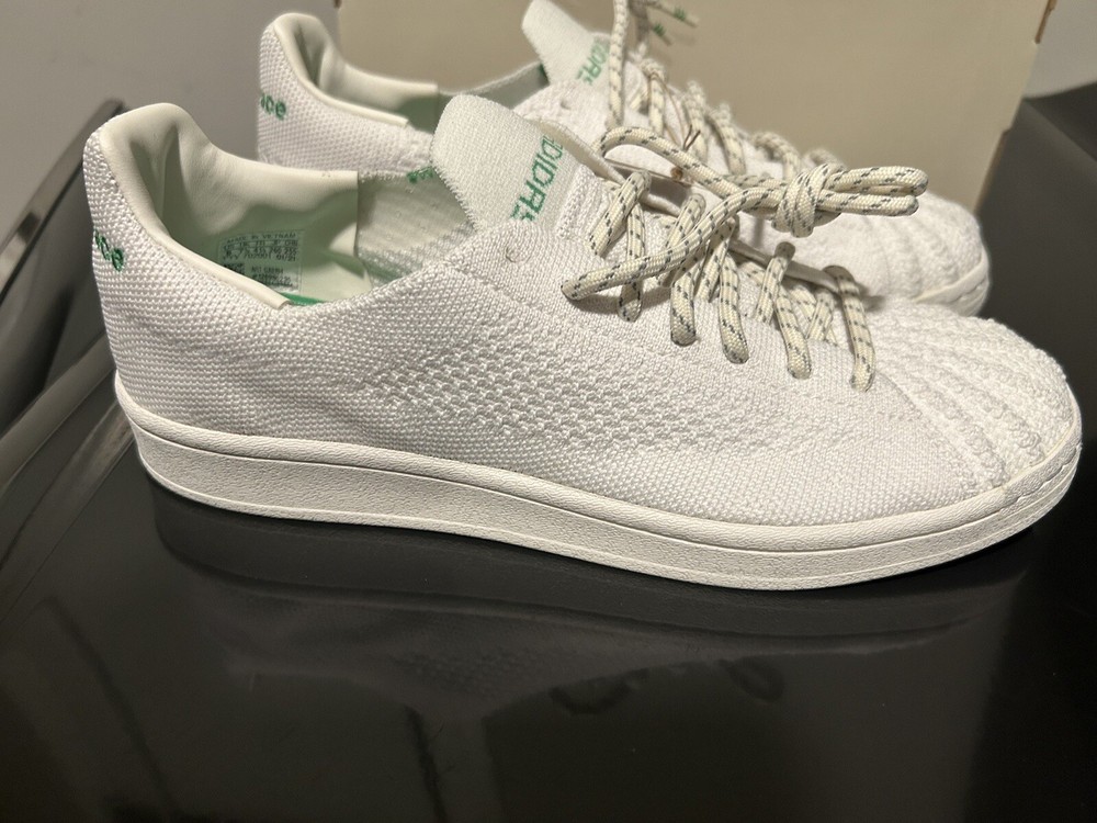 Flash Sale -Adidas PW Superstar Primeknit - Pharrell White Sneaker GX0194 Size 8-image