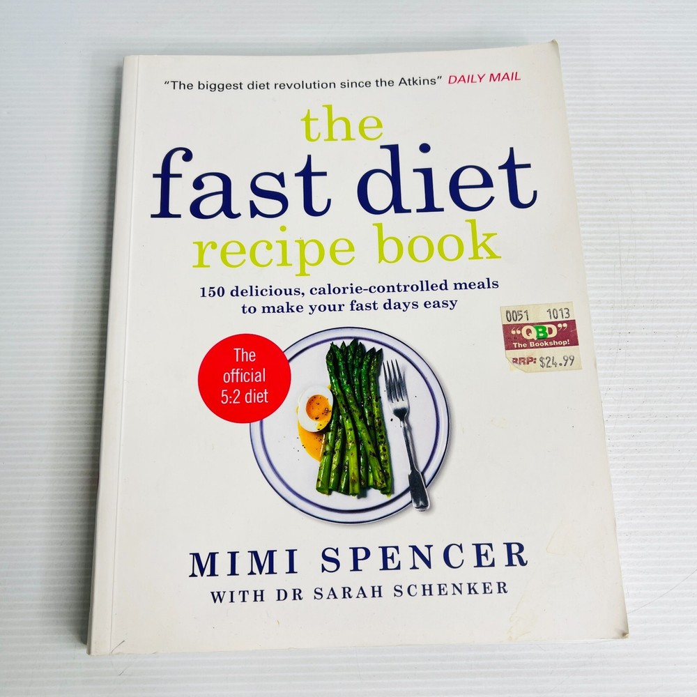 The Fast Diet Recipe Book by Mimi Spencer - Weight Loss Cookbook - Paperback