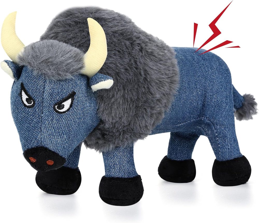 Indestructible Plush Dog Toys for Aggressive Chewers, Multicolor