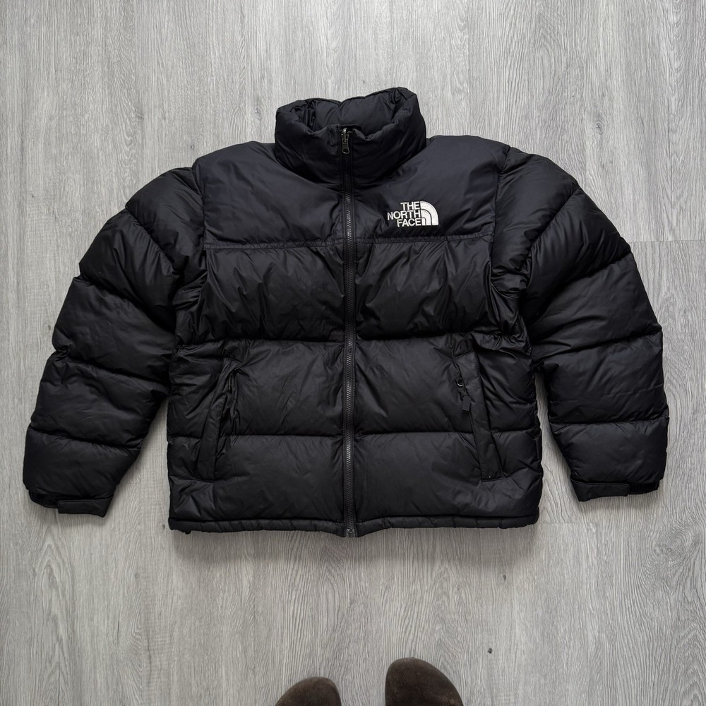 Chaqueta acolchada negra The North Face 1996 Retro Nuptse 700 - talla mediana para hombre