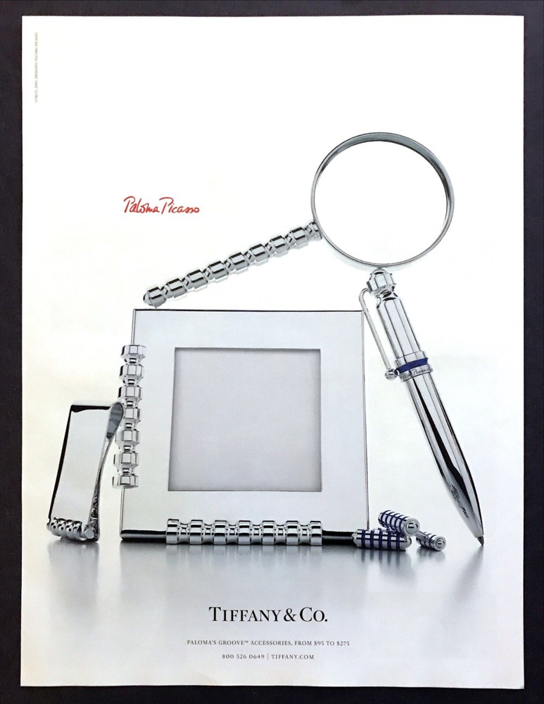 2005 Paloma Picasso Groove Accessories photo Tiffany & Co. vintage print ad