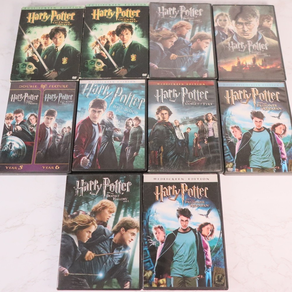 Harry Potter Complete DVD Collection - 6 Movies on 10 Discs