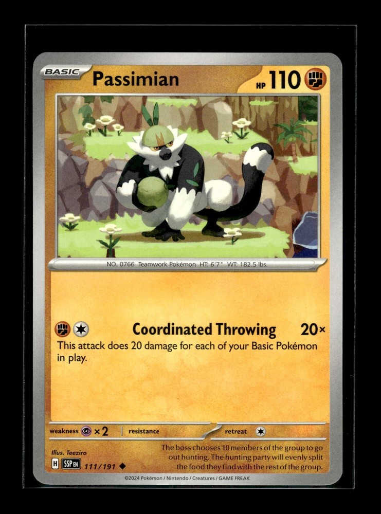 PASSIMIAN Surging Sparks #111 SSP(NM+)(PKM)