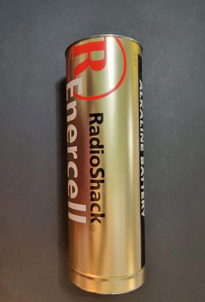 Vintage RadioShack Collectible Battery Tin / Coin Bank