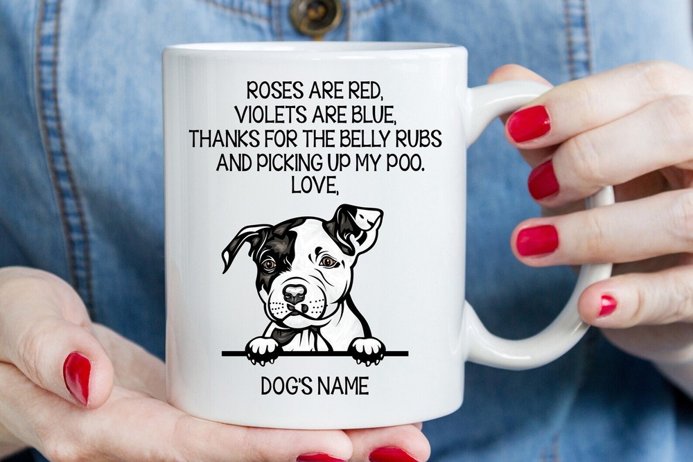 Pit Bull Mug Best Pit Bull Gift Funny Mug For Pit Bull Mom Pit Bull Gift For Dad