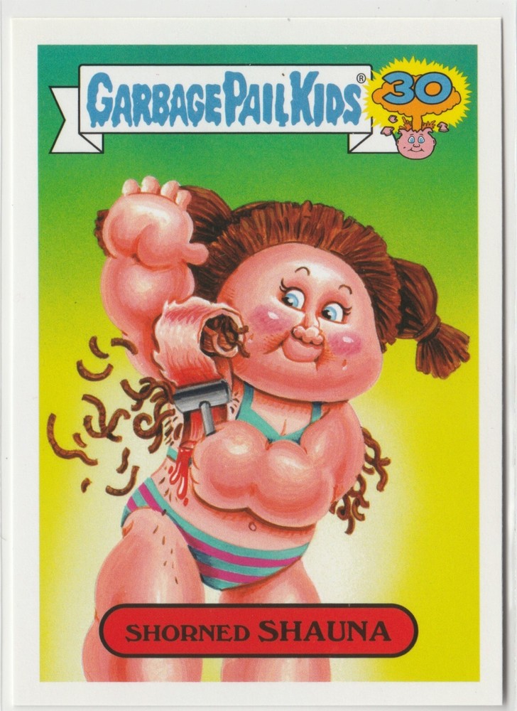 Shorned Shauna 4a Garbage Pail Kids 30th Anniversary GPK 2015