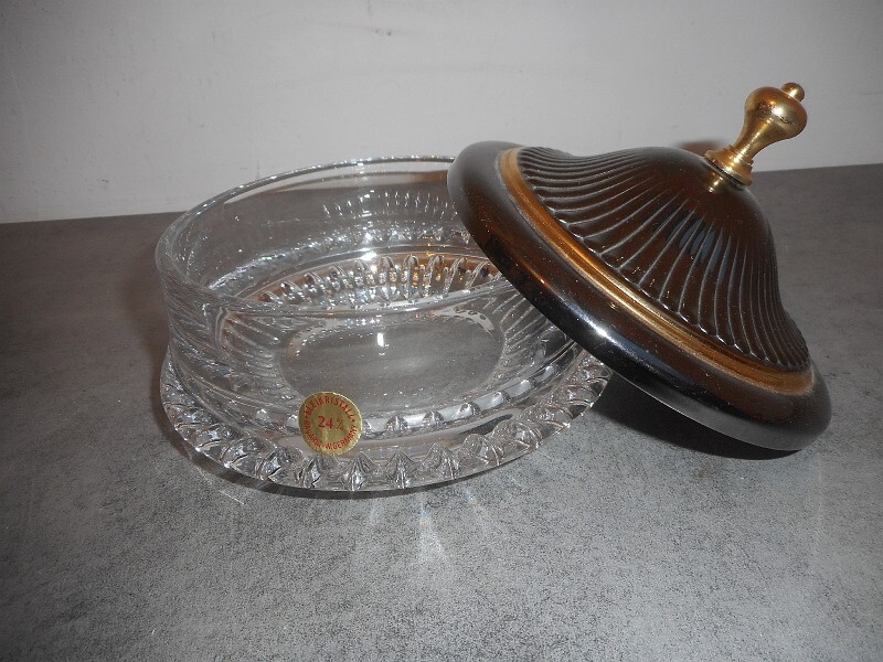 Crystal Silver Gold Plated Candy Gift Box