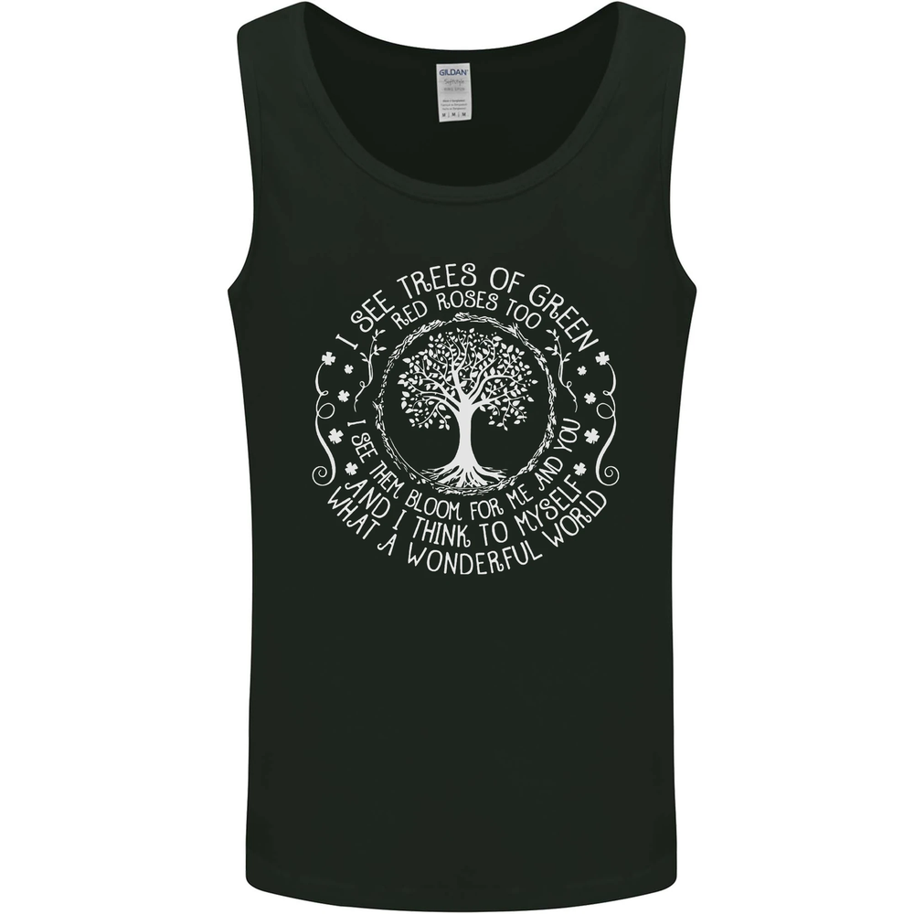 Trees Of Green Mens Vest Tank Top