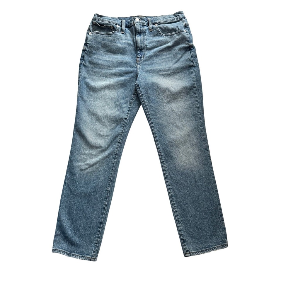 Madewell High-Rise Slim BoyJean Women’s Size 31 Medium Wash Blue Jeans