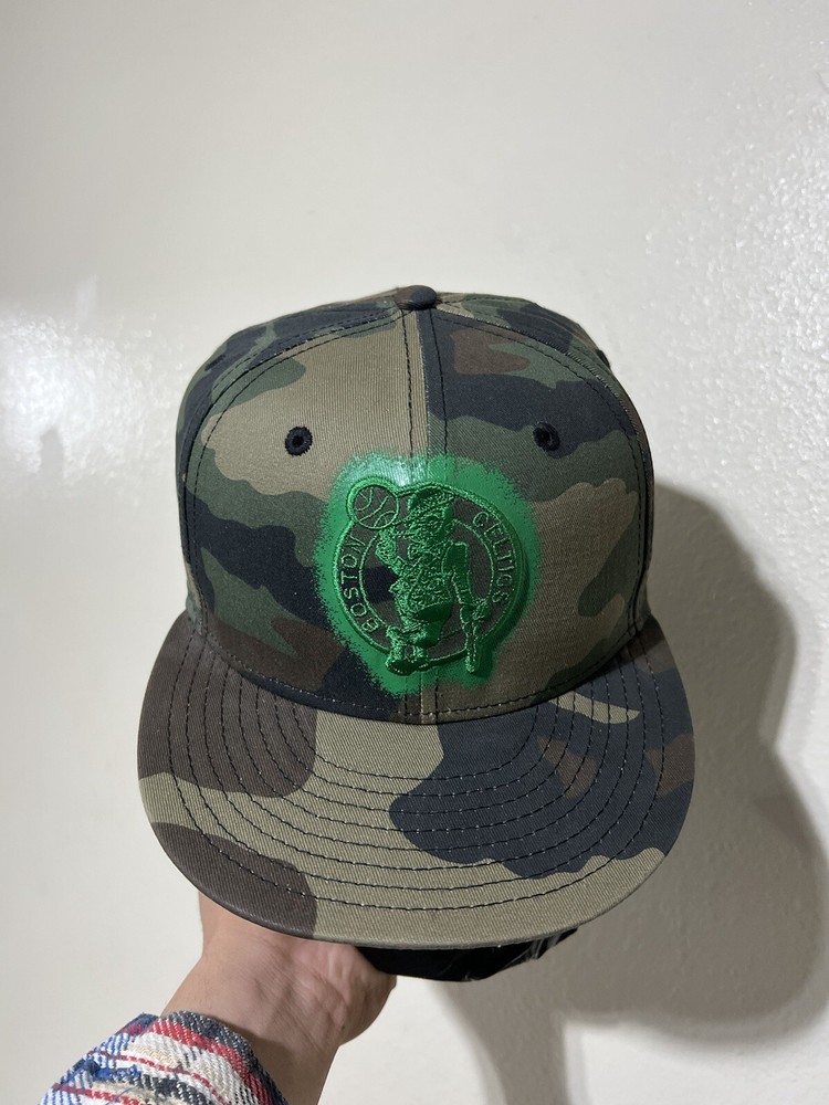 Jaylen Brown Boston Celtics Ultra Game NBA TM Logo Camo Snapback Hat New Era