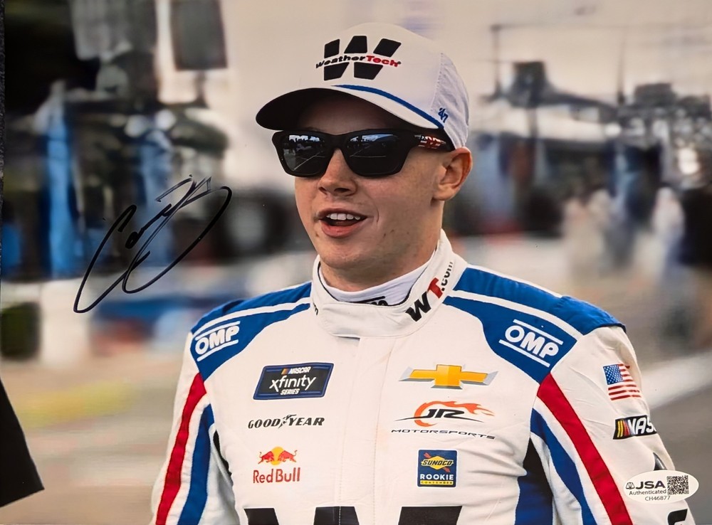 Connor Zilisch Signed 8x10 Photo Autographed JSA COA NASCAR Rising Star Rookie