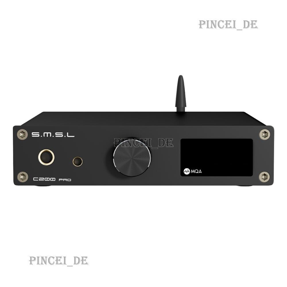 SMSL C200PRO XU-316 ES9039Q2M HiFi DAC Audio Decoder BT5.1 Headphone Amplifier #
