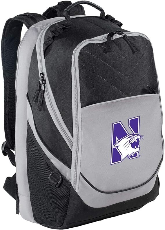 Northwestern University Wildcats Laptop Backpack for School or College-image