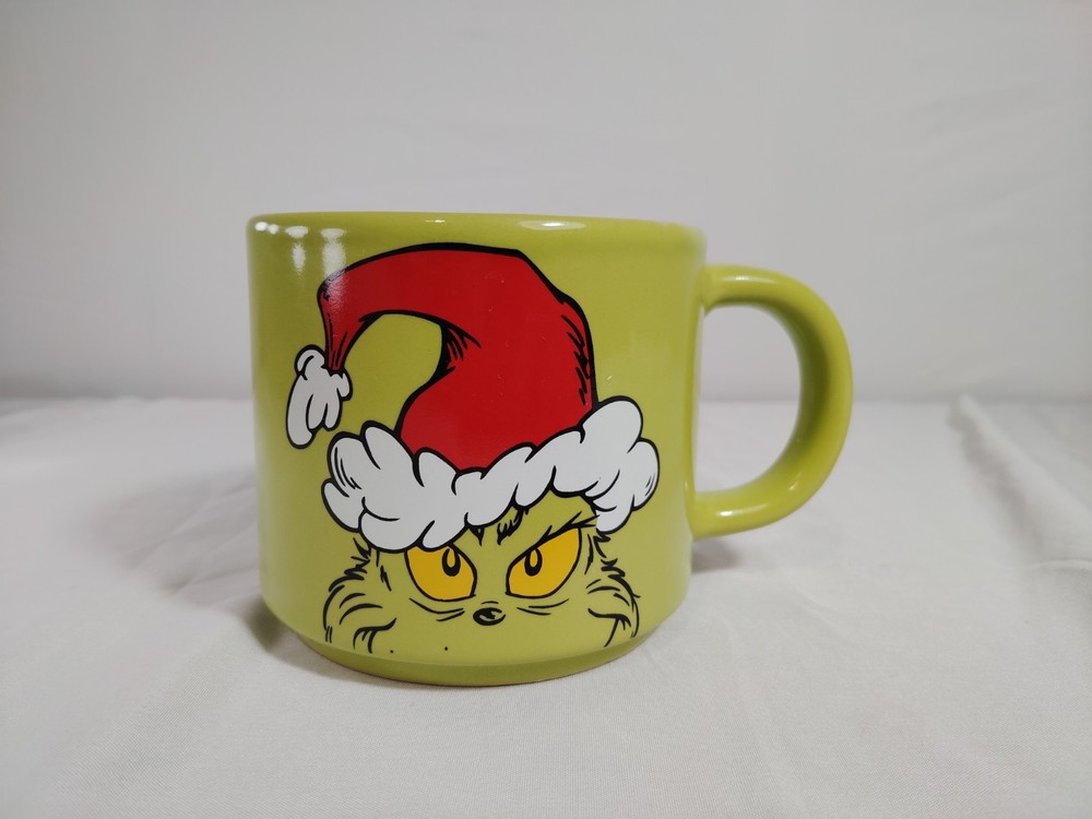 Dr Seuss Grinch Green 10oz Ceramic Coffee Tea Mug Collectible