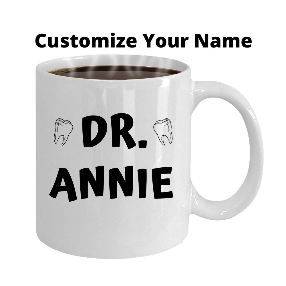 Personalized Custom Dentist Mug Personalized Dentist With Name Dentist Gift New