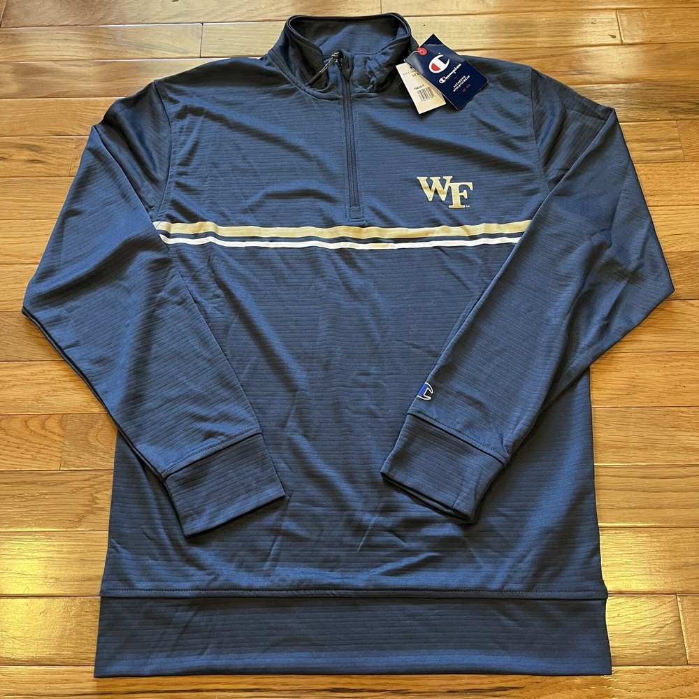 NCAA Wake Forest Demon Deacons Pullover Long Sleeve 1/4 Zip Jacket Mens Size S
