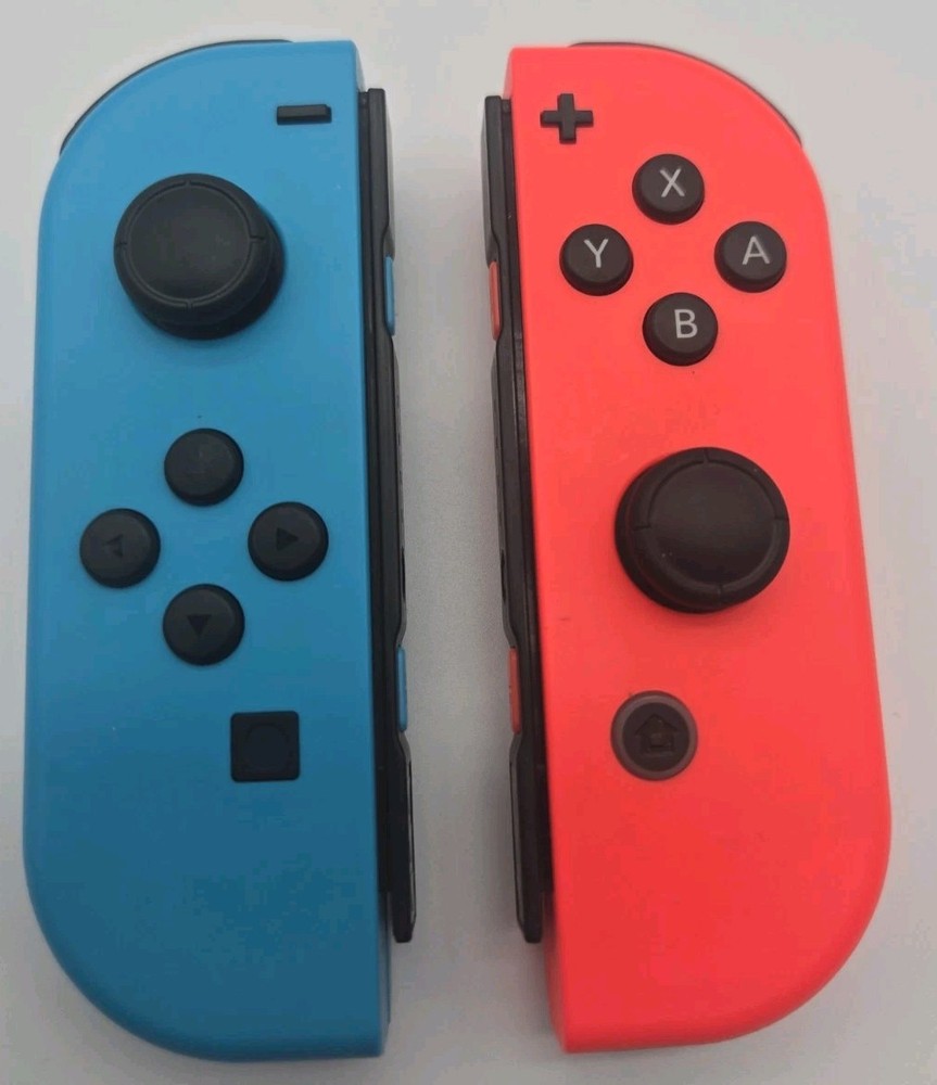 Nintendo Switch Joycons Red & Blue - Left & Right - OEM Genuine - Tested!