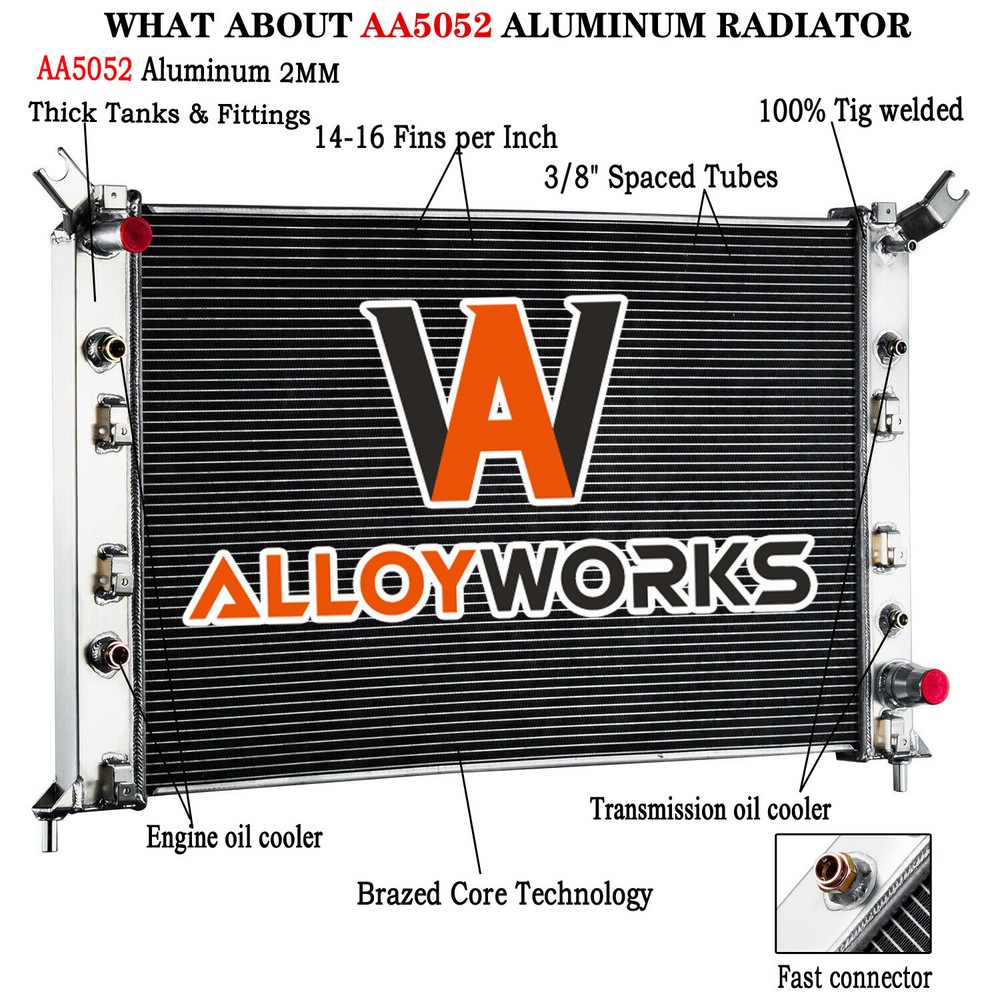 13301 Radiator FOR Chevy Silverado GMC Sierra 2500/3500 HD 6.0L V8 2011-2019 HOT